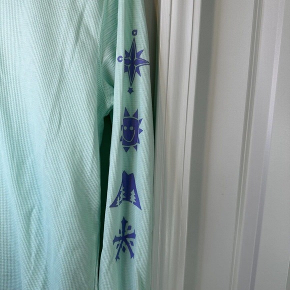 Nike acg Athletic Dri-Fit Loose Fit Long Sleeve Shirt Kids Size L Mint Green NWT - Picture 6 of 10